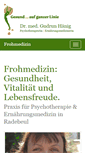 Mobile Screenshot of frohmedizin.eu